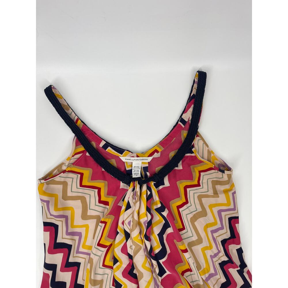 Diane Von Furstenberg Silk Tank (B46#5) - Picture 4 of 12